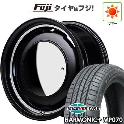 【新品 軽自動車】N-BOX タント スペーシア 夏タイヤ ホイール4本セット 165/55R15 ミレバー ハーモニック プラス MP070(限定) MID ガルシア シスコ ムーン 15インチ