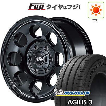 【新品】ハイエース200系 夏タイヤ ホイール4本セット 215/65R16 109/107T ミシュラン アジリス3 MID ガルシア パーム8 16インチ