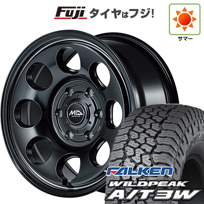 【新品】ハイエース200系 夏タイヤ ホイール４本セット 195/80R15 107/105N ファルケン ワイルドピーク A/T3W MID ガルシア パーム8 15インチ