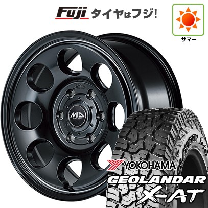 【新品】ハイエース200系 夏タイヤ ホイール４本セット 195/80R15 107/105N ヨコハマ ジオランダー X-AT G016 OWL MID ガルシア パーム8 15インチ
