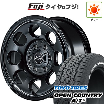 【新品】ハイエース200系 夏タイヤ ホイール4本セット 215/65R16 109/107R トーヨー オープンカントリー A/T III RWL/RBL MID ガルシア パーム8 16インチ