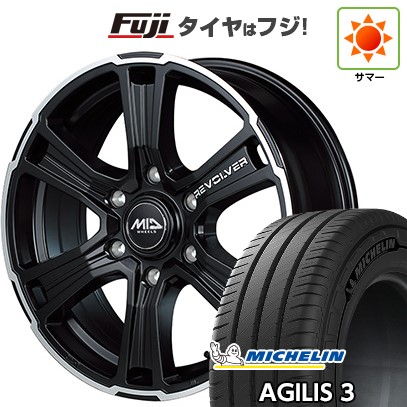 【新品】ハイエース200系 夏タイヤ ホイール４本セット 215/65R16 109/107T ミシュラン アジリス3 MID ガルシア SSリボルバー 16インチ
