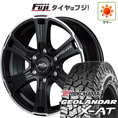 【新品】ハイエース200系 夏タイヤ ホイール4本セット 215/65R16 109/107Q ヨコハマ ジオランダー X-AT G016 OWL MID ガルシア SSリボルバー 16インチ