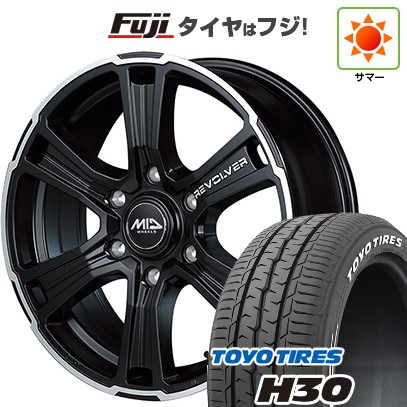 【新品】ハイエース200系 夏タイヤ ホイール４本セット 215/65R16 109/107R トーヨー H30 MID ガルシア SSリボルバー 16インチ