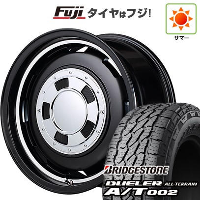 【新品】ジムニー 夏タイヤ ホイール４本セット 175/80R16 ブリヂストン デューラー A/T002 RBL MID ガルシア シスコ 16インチ