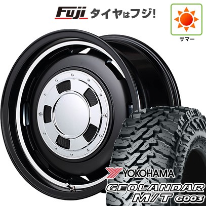 【新品】ジムニー 夏タイヤ ホイール4本セット 175/80R16 ヨコハマ ジオランダー M/T G003 MID ガルシア シスコ 16インチ