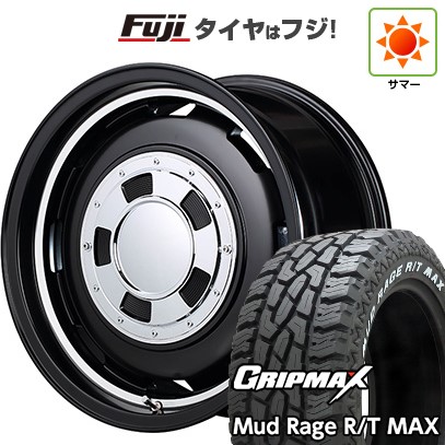 【新品】ジムニー 夏タイヤ ホイール4本セット 185/85R16 グリップマックス マッドレイジR/T MAX RWL(限定) MID ガルシア シスコ 16インチ
