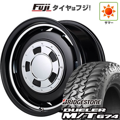 【新品】ジムニー 夏タイヤ ホイール4本セット 185/85R16 ブリヂストン デューラー M/T674 MID ガルシア シスコ 16インチ