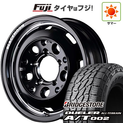 【新品】ジムニー 夏タイヤ ホイール4本セット 175/80R16 ブリヂストン デューラー A/T002 RBL MID ガルシア シスコ ブラックムーンエディション 16インチ