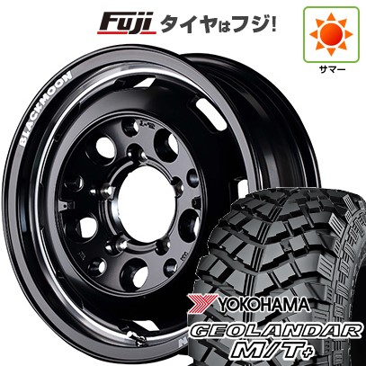 【新品】ジムニー 夏タイヤ ホイール4本セット 195/80R16 ヨコハマ ジオランダー M/T+ G001J MID ガルシア シスコ ブラックムーンエディション 16インチ
