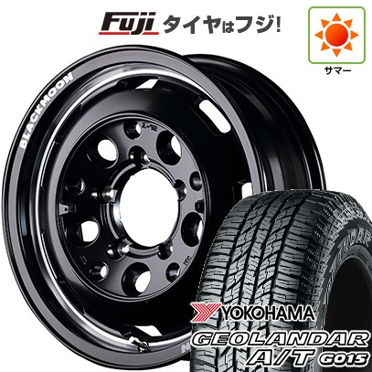 【新品】ジムニー 夏タイヤ ホイール4本セット 175/80R16 ヨコハマ ジオランダー A/T G015 RBL MID ガルシア シスコ ブラックムーンエディション 16インチ