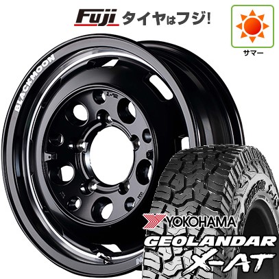 【新品】ジムニー 夏タイヤ ホイール4本セット 195/80R16 ヨコハマ ジオランダー X-AT G016 OWL MID ガルシア シスコ ブラックムーンエディション 16インチ