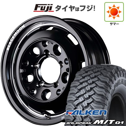 【新品】ジムニー 夏タイヤ ホイール４本セット 185/85R16 ファルケン ワイルドピーク M/T01 MID ガルシア シスコ ブラックムーンエディション 16インチ