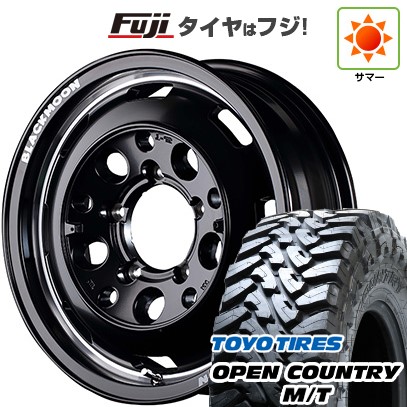 【新品】ジムニー 夏タイヤ ホイール4本セット 195/80R16 トーヨー オープンカントリー M/T MID ガルシア シスコ ブラックムーンエディション 16インチ
