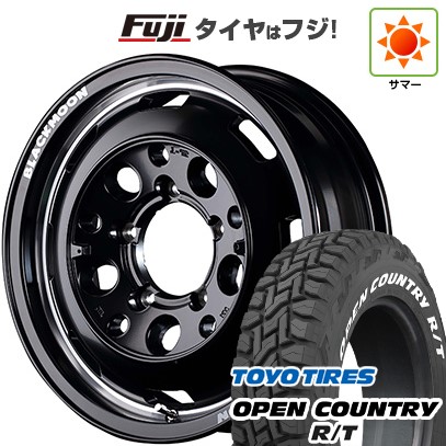 【新品】ジムニー 夏タイヤ ホイール４本セット 185/85R16 トーヨー オープンカントリー R/T RWL/RBL MID ガルシア シスコ ブラックムーンエディション 16インチ