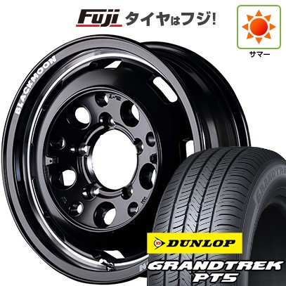【新品】ジムニー 夏タイヤ ホイール4本セット 175/80R16 ダンロップ グラントレック PT5 MID ガルシア シスコ ブラックムーンエディション 16インチ