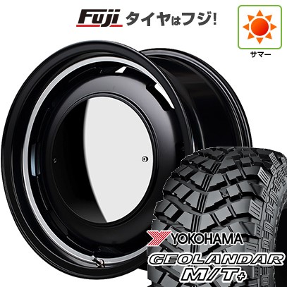 【新品】ジムニー 夏タイヤ ホイール4本セット 195/80R16 ヨコハマ ジオランダー M/T+ G001J MID ガルシア シスコ ムーン 16インチ