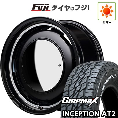 【新品】ジムニー 夏タイヤ ホイール4本セット 175/80R16 グリップマックス インセプション A/TII RWL(限定) MID ガルシア シスコ ムーン 16インチ