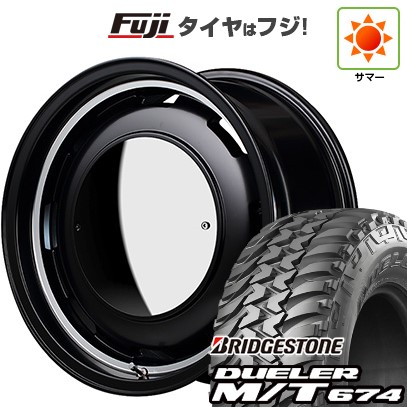 【新品】ジムニー 夏タイヤ ホイール4本セット 185/85R16 ブリヂストン デューラー M/T674 MID ガルシア シスコ ムーン 16インチ