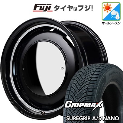 【新品】ジムニー オールシーズンタイヤ ホイール４本セット 175/80R16 グリップマックス シュアグリップ オールシーズン ナノ(限定) MID ガルシア シスコ ムーン 16インチ