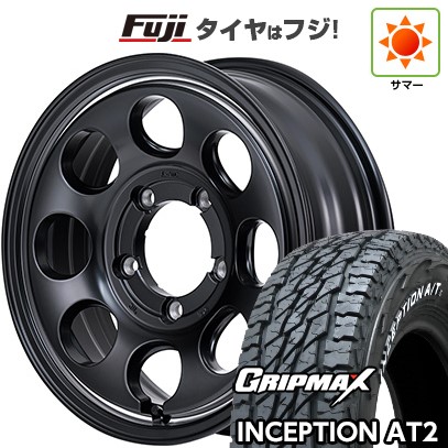 【新品】ジムニー 夏タイヤ ホイール４本セット 175/80R16 グリップマックス インセプション A/TII RWL(限定) MID ガルシア パーム8 16インチ