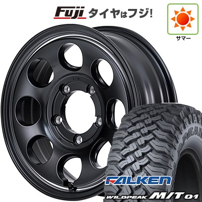 【新品】ジムニー 夏タイヤ ホイール4本セット 185/85R16 ファルケン ワイルドピーク M/T01 MID ガルシア パーム8 16インチ