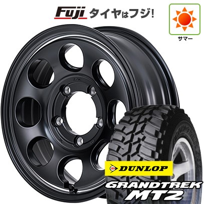 【新品】ジムニー 夏タイヤ ホイール４本セット 195/80R16 ダンロップ グラントレック MT2 MID ガルシア パーム8 16インチ