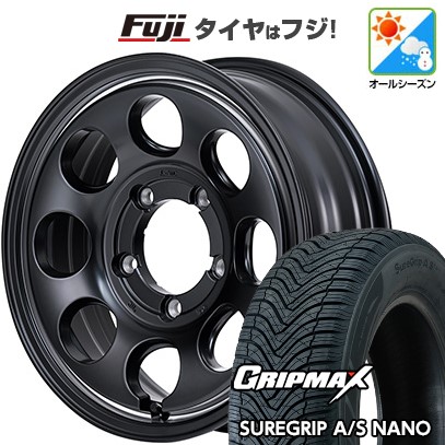 【新品】ジムニー オールシーズンタイヤ ホイール４本セット 175/80R16 グリップマックス シュアグリップ オールシーズン ナノ(限定) MID ガルシア パーム8 16インチ