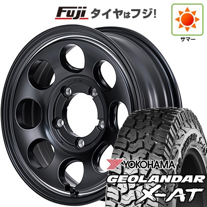 【新品】ジムニーシエラ 夏タイヤ ホイール4本セット 215/70R16 ヨコハマ ジオランダー X-AT G016 MID ガルシア パーム8 16インチ
