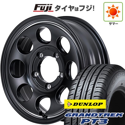 【新品】ジムニーシエラ 夏タイヤ ホイール4本セット 215/70R16 ダンロップ グラントレック PT3 MID ガルシア パーム8 16インチ