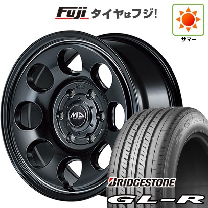 【新品】ハイエース200系 夏タイヤ ホイール４本セット 215/65R16 109/107R ブリヂストン GL-R MID ガルシア パーム8 16インチ