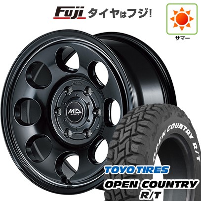 【新品】ハイエース200系 夏タイヤ ホイール4本セット 215/65R16 109/107Q トーヨー オープンカントリー R/T RWL/RBL MID ガルシア パーム8 16インチ