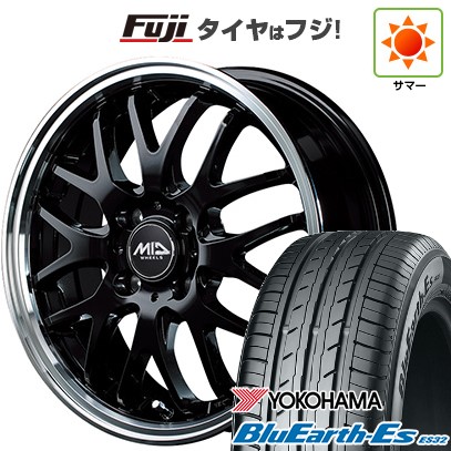 【新品 軽自動車】N-BOX タント スペーシア 夏タイヤ ホイール4本セット 165/55R15 ヨコハマ ブルーアース ES32 MID ヴァーテックワン エグゼ10 15インチ