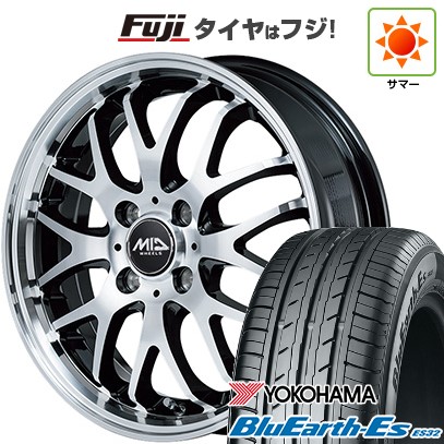 【新品 軽自動車】N-BOX タント スペーシア 夏タイヤ ホイール4本セット 165/55R15 ヨコハマ ブルーアース ES32 MID ヴァーテックワン エグゼ10 Vセレクション 15インチ