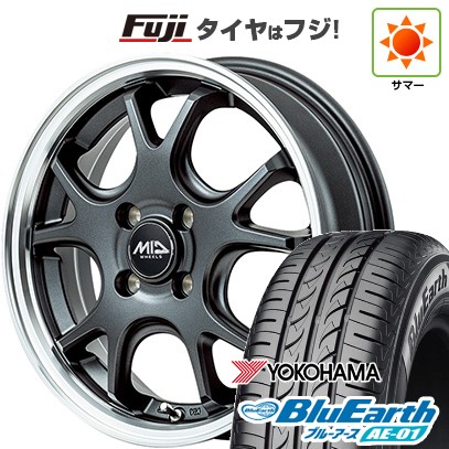 【新品 軽自動車】N-BOX タント スペーシア 夏タイヤ ホイール4本セット 165/55R15 ヨコハマ ブルーアース AE-01 MID ヴァーテックワン エグゼ5 Vセレクション 15インチ