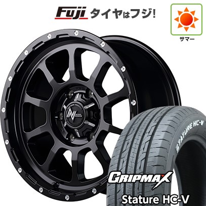 【新品】ハイエース200系 夏タイヤ ホイール４本セット 215/65R16 109/107S グリップマックス スタチャー HC-V RWL（限定） MID ナイトロパワー M10 パーシング 16インチ