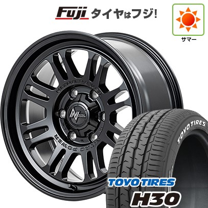 【新品】ハイエース200系 夏タイヤ ホイール4本セット 195/80R15 107/105N トーヨー H30 MID ナイトロパワー M16 アサルト 15インチ