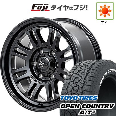 【新品】ハイエース200系 夏タイヤ ホイール4本セット 195/80R15 107/105N トーヨー オープンカントリー A/T III RWL/RBL MID ナイトロパワー M16 アサルト 15インチ