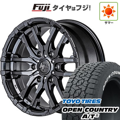 【新品】ハイエース200系 夏タイヤ ホイール4本セット 195/80R15 107/105N トーヨー オープンカントリー A/T III RWL/RBL MID ナイトロパワー M26 クロスファング 15インチ