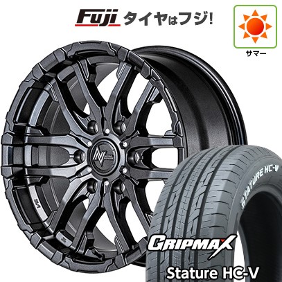 【新品】ハイエース200系 夏タイヤ ホイール4本セット 215/60R17 109/107S グリップマックス スタチャー HC-V RWL(限定) MID ナイトロパワー M26 クロスファング 17インチ