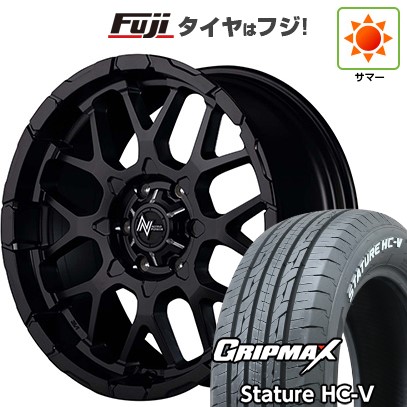 【新品】ハイエース200系 夏タイヤ ホイール4本セット 215/65R16 109/107S グリップマックス スタチャー HC-V RWL(限定) MID ナイトロパワー M28 バレット 16インチ