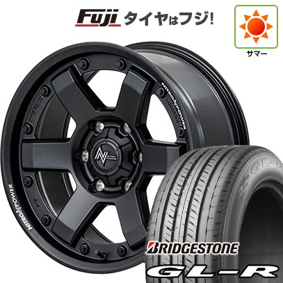 【新品】ハイエース200系 夏タイヤ ホイール4本セット 215/65R16 109/107R ブリヂストン GL-R MID ナイトロパワー M6 カービン 16インチ