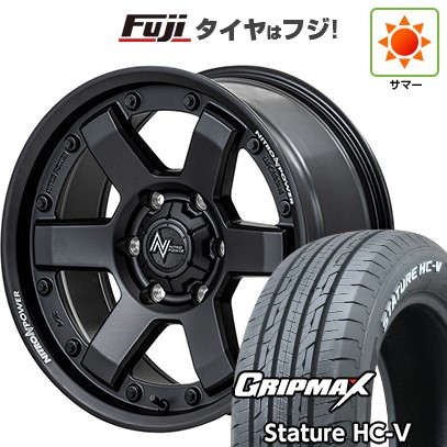 【新品】ハイエース200系 夏タイヤ ホイール4本セット 215/65R16 109/107S グリップマックス スタチャー HC-V RWL(限定) MID ナイトロパワー M6 カービン 16インチ