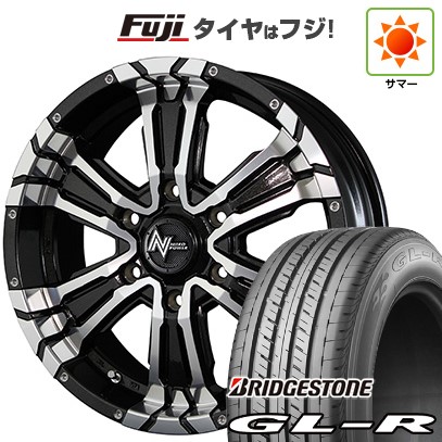 【新品】ハイエース200系 夏タイヤ ホイール4本セット 215/65R16 109/107R ブリヂストン GL-R MID ナイトロパワー クロスクロウ 16インチ