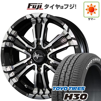 【新品】ハイエース200系 夏タイヤ ホイール4本セット 215/60R17 109/107R トーヨー H30 MID ナイトロパワー クロスクロウ 17インチ