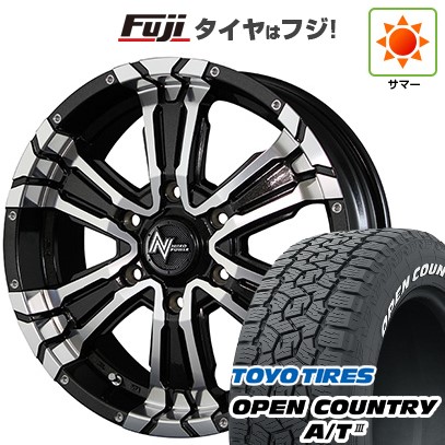 【新品】ハイエース200系 夏タイヤ ホイール4本セット 215/65R16 109/107R トーヨー オープンカントリー A/T III RWL/RBL MID ナイトロパワー クロスクロウ 16インチ