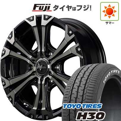 【新品】ハイエース200系 夏タイヤ ホイール4本セット 215/65R16 109/107R トーヨー H30 MID ナイトロパワー ジャベリン 16インチ