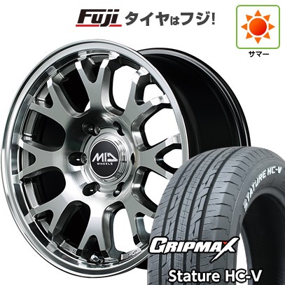 【新品】ハイエース200系 夏タイヤ ホイール4本セット 215/60R17 109/107S グリップマックス スタチャー HC-V RWL(限定) MID RMP 028FX 17インチ