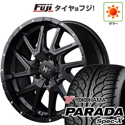 【新品】プラド 夏タイヤ ホイール4本セット 275/55R20 ヨコハマ PARADA Spec-X MID ナイトロパワー デリンジャー 20インチ