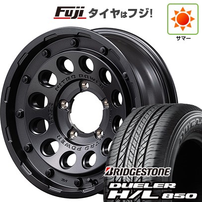 【新品】ジムニー 夏タイヤ ホイール4本セット 175/80R16 ブリヂストン デューラー H/L850 MID ナイトロパワー H12 ショットガン 16インチ